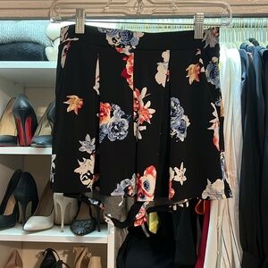 Express XS floral dress shorts